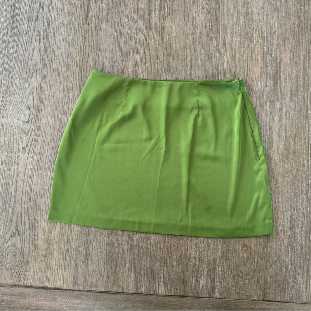 DAILY DRILLS SILK SKIRT